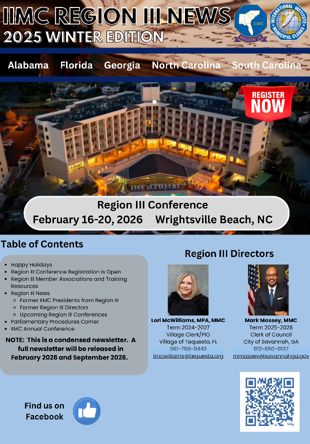 Region III Newsletter - Spring 2025 thumbnail