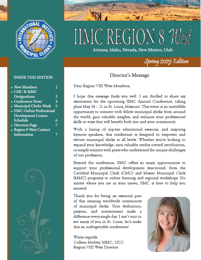 Region 8 West 2025 Spring News thumb